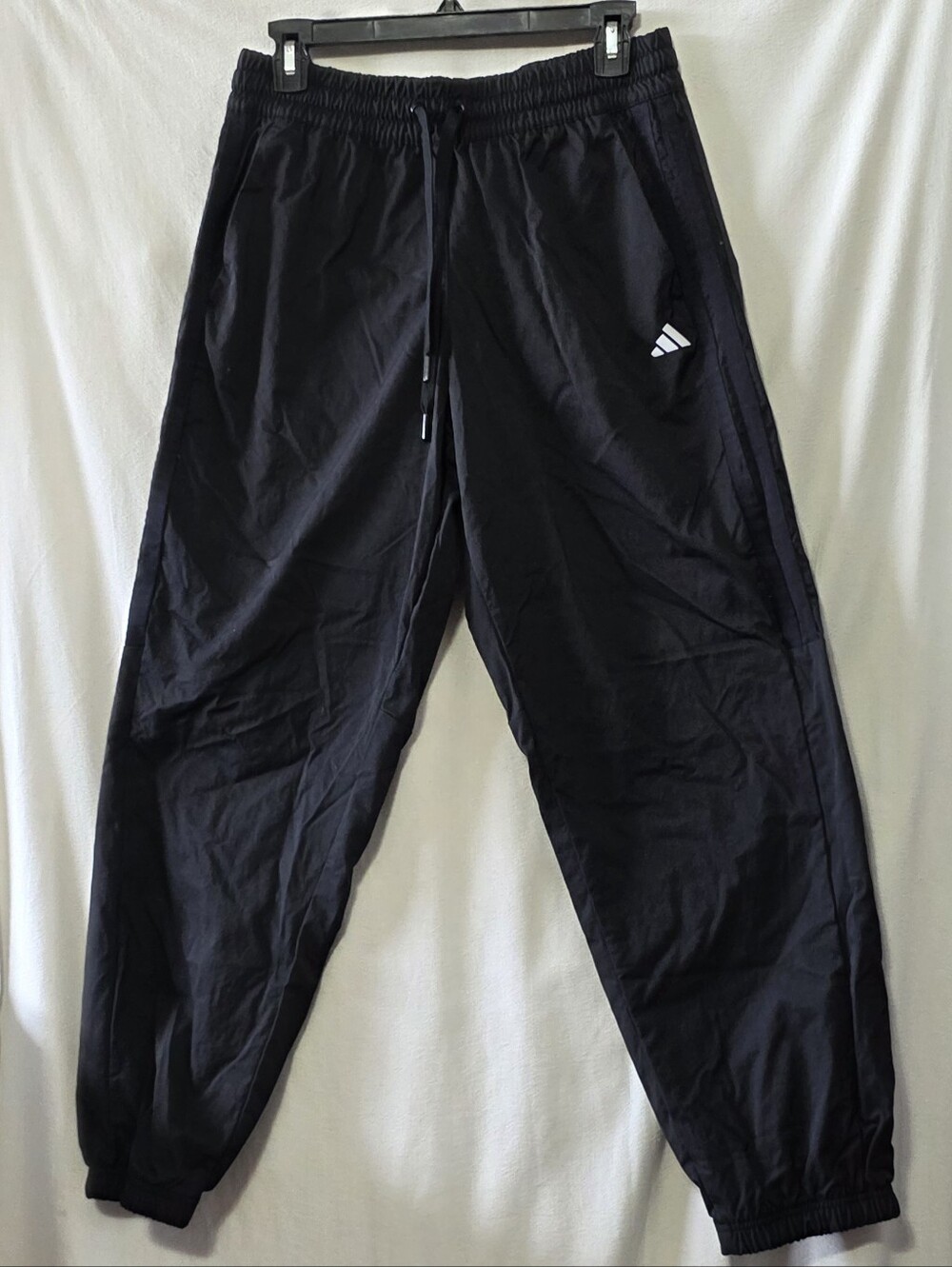 adidas Joggers / Track Pants with White Logo Size M